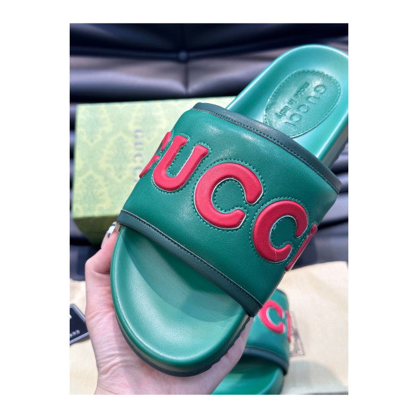 Gucci, Men's Slipper, Green