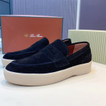Loro Piana, Men's Loafer, Navy