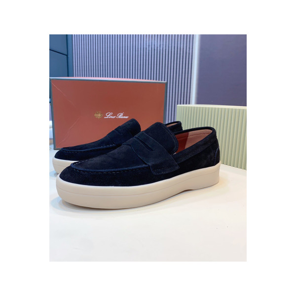 Loro Piana, Men's Loafer, Navy