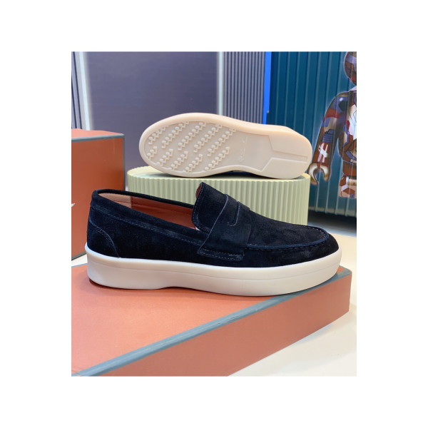 Loro Piana, Men's Loafer, Navy