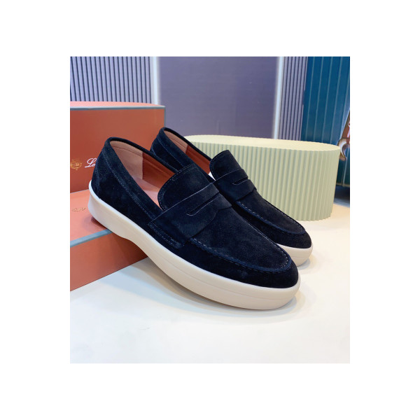 Loro Piana, Men's Loafer, Navy