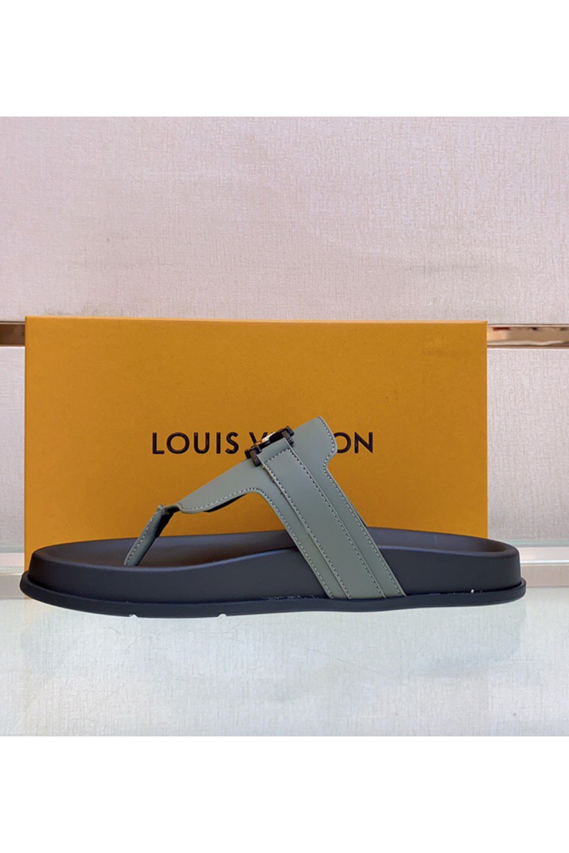 Louis Vuitton, Men's Slipper, Grey
