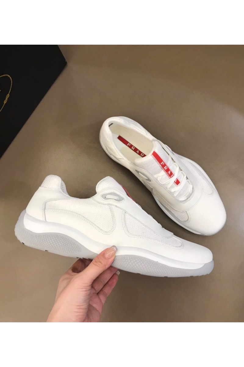 Prada, Men's Sneaker, White