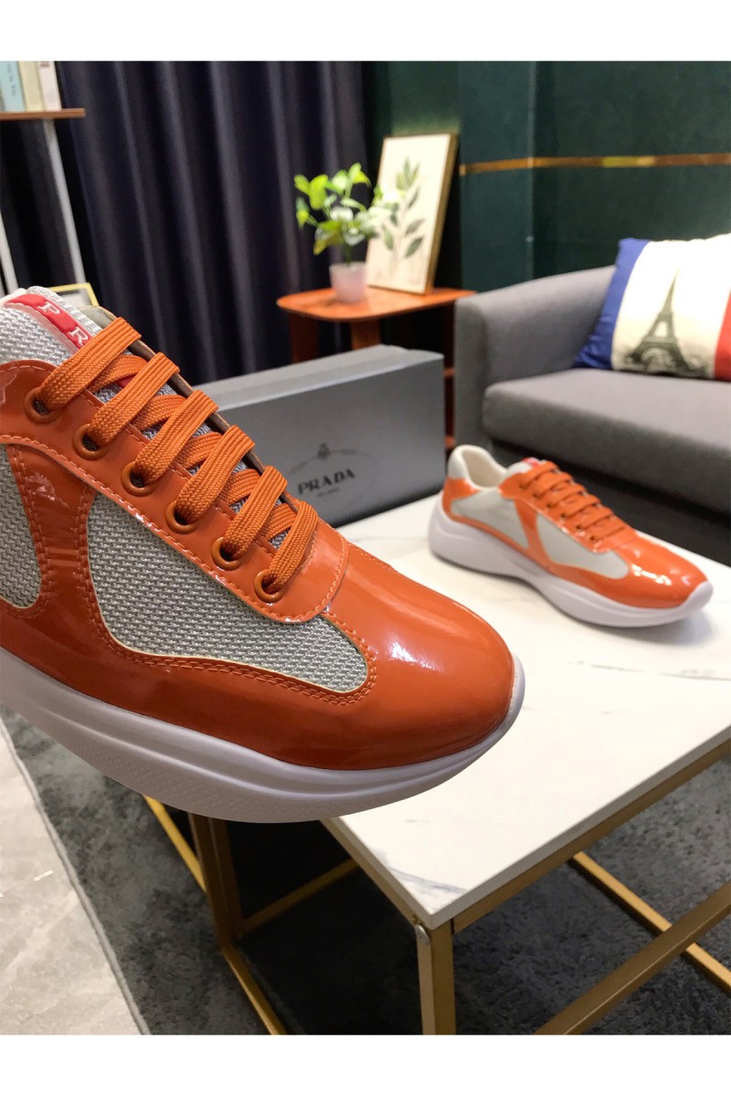 Prada, Men's Sneaker, Orange