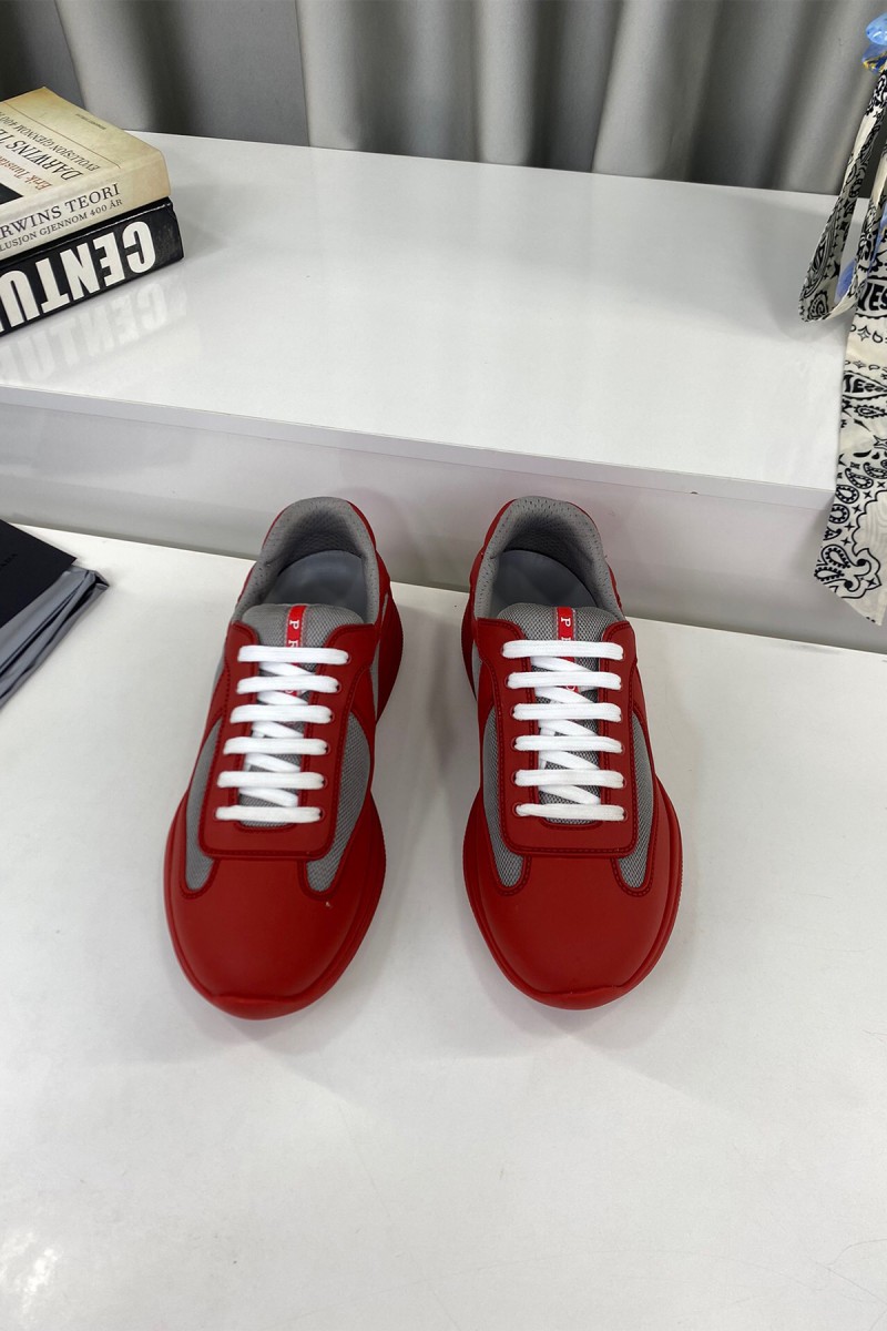 Prada, Men's Sneaker, Red