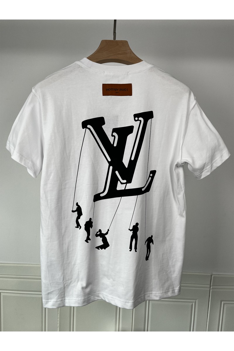 Louis Vuitton, Men's T-Shirt, White