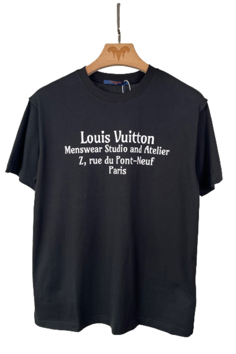 Louis Vuitton, Men's T-Shirt, Black