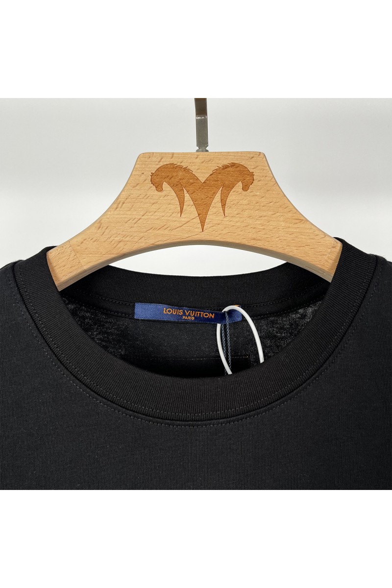 Louis Vuitton, Men's T-Shirt, Black