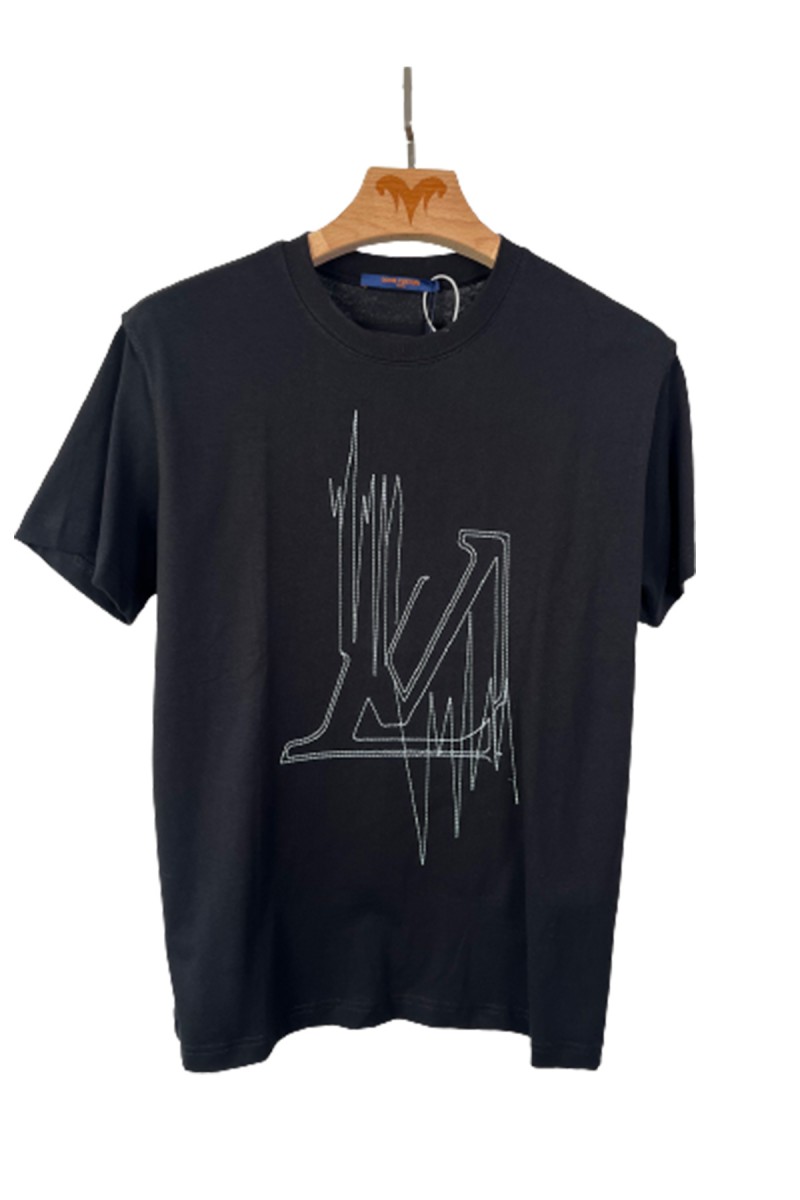 Louis Vuitton, Men's T-Shirt, Black