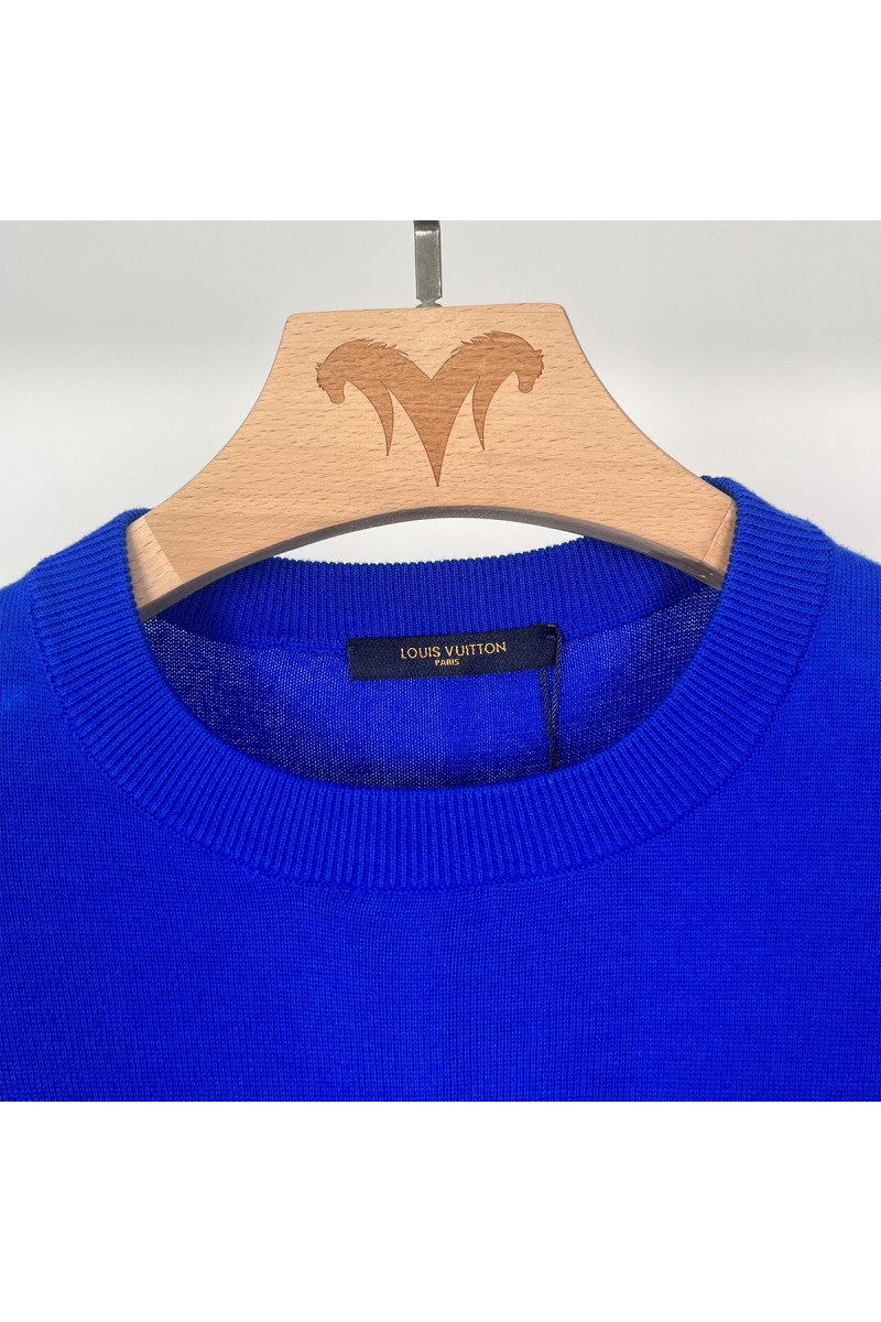 Louis Vuitton, Men's T-Shirt, Blue