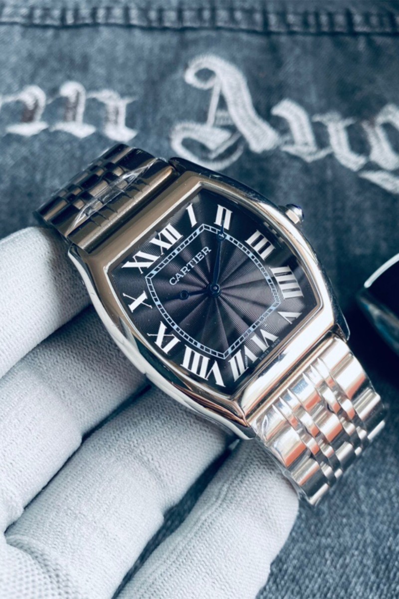 Cartier, Men's Watch, Silver, 42MM