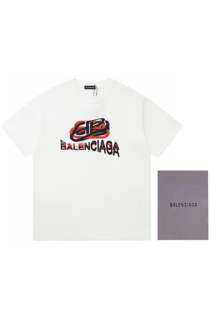 Balenciaga, Men's T-Shirt, White