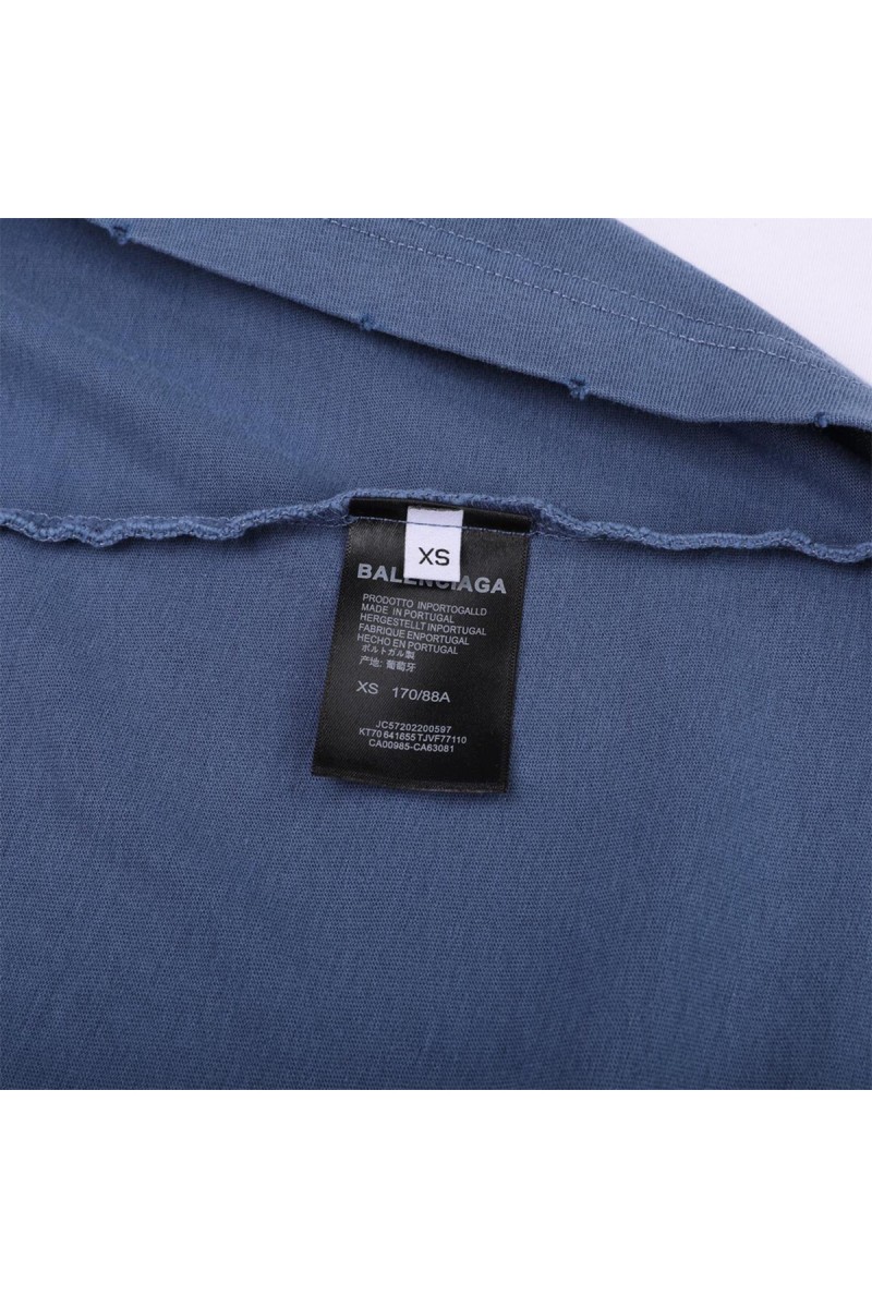 Balenciaga, Men's T-Shirt, Blue