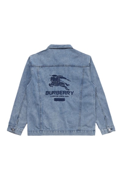 Burberry, Men's Denim Jacket, Blue