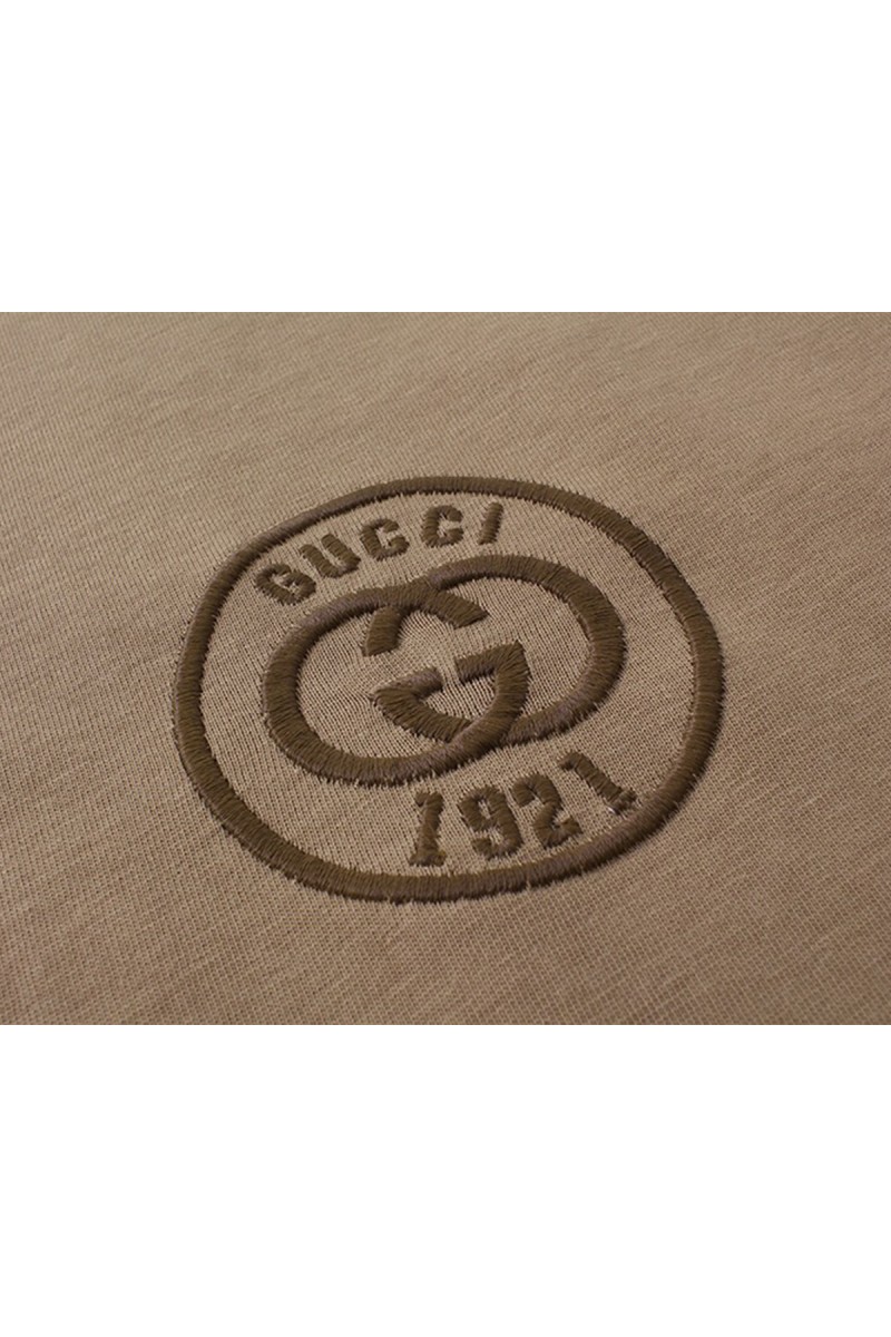 Gucci, Men's T-Shirt, Brown