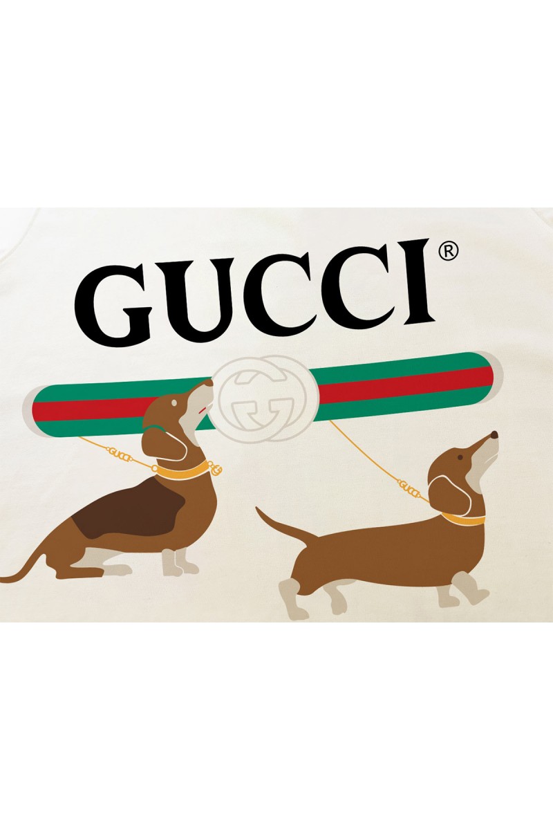 Gucci, Men's T-Shirt, Beige