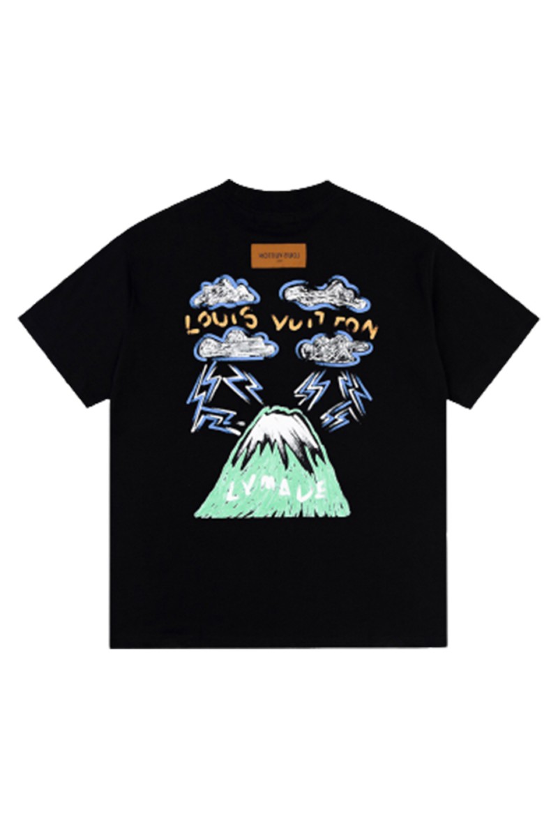 Louis Vuitton, Men's T-Shirt, Black