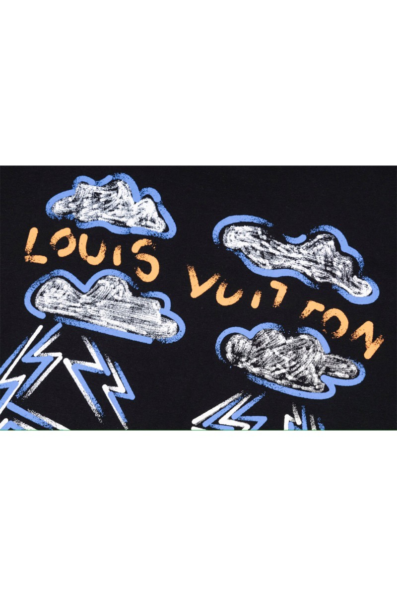 Louis Vuitton, Men's T-Shirt, Black