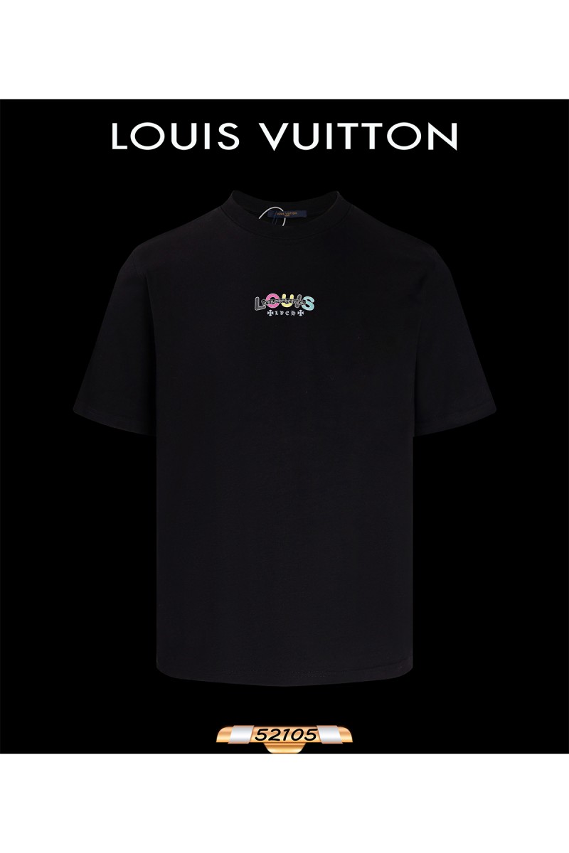 Louis Vuitton, Men's T-Shirt, Black