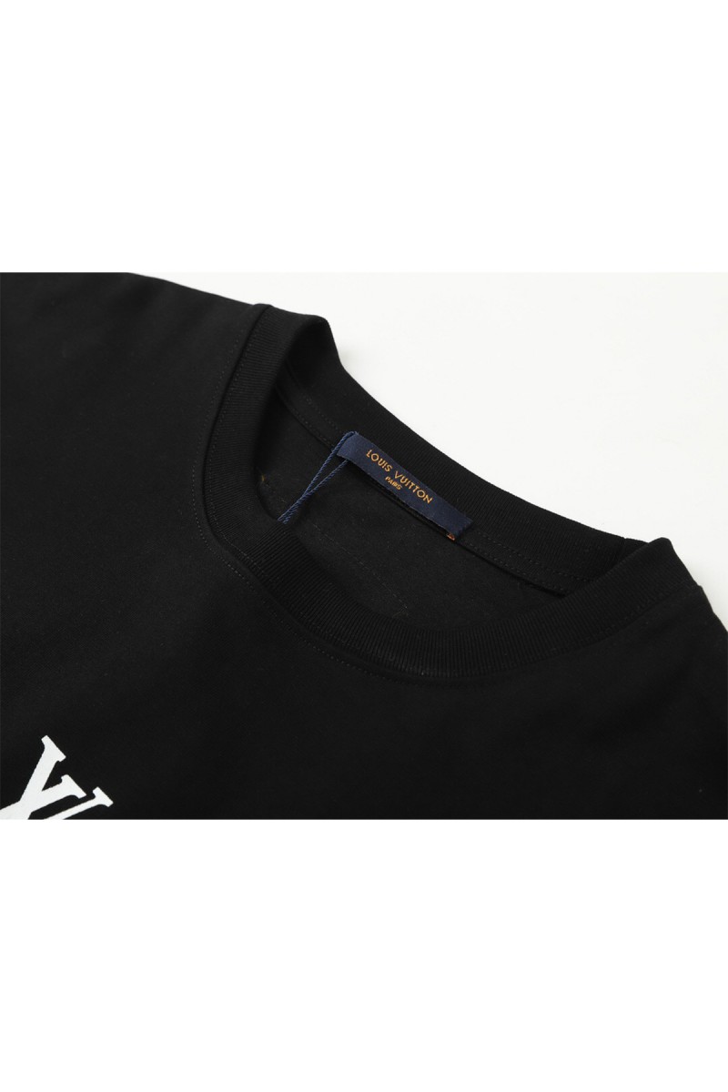 Louis Vuitton, Men's T-Shirt, Black