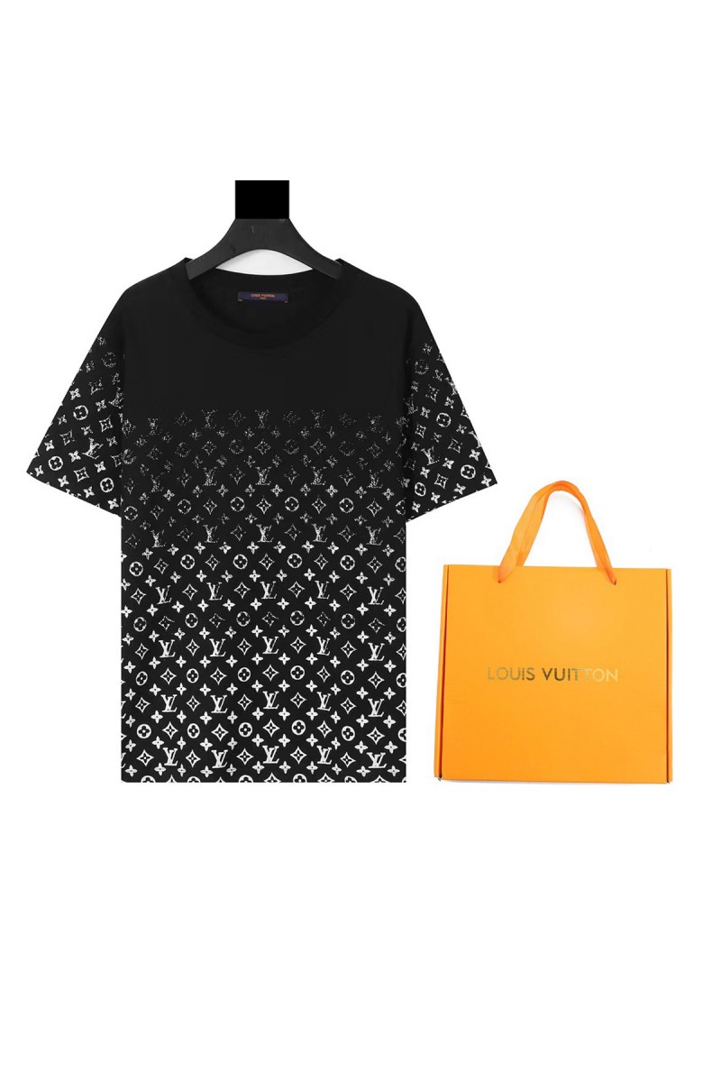 Louis Vuitton, Men's T-Shirt, Black