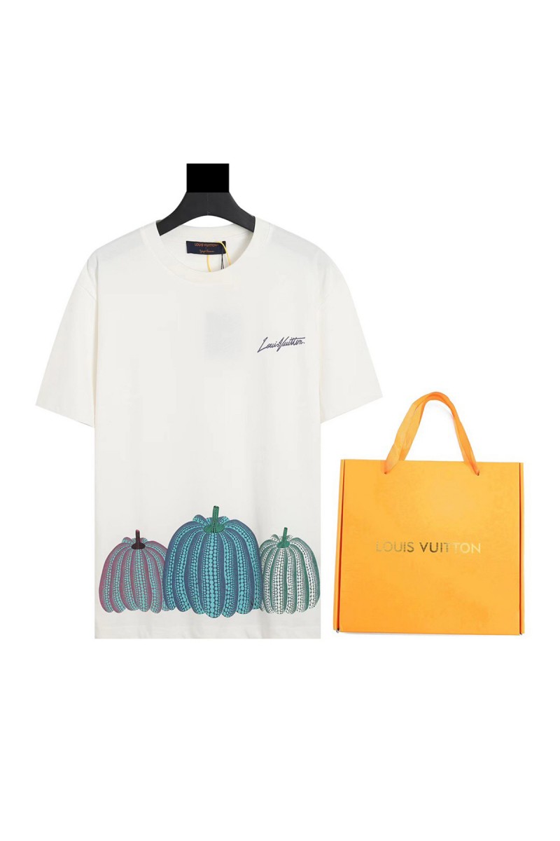 Louis Vuitton, Men's T-Shirt, White