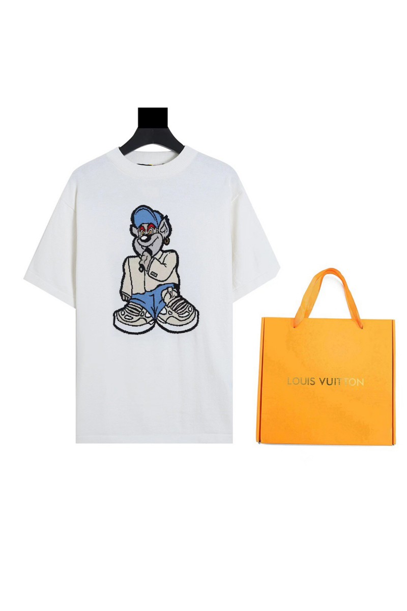 Louis Vuitton, Men's T-Shirt, White