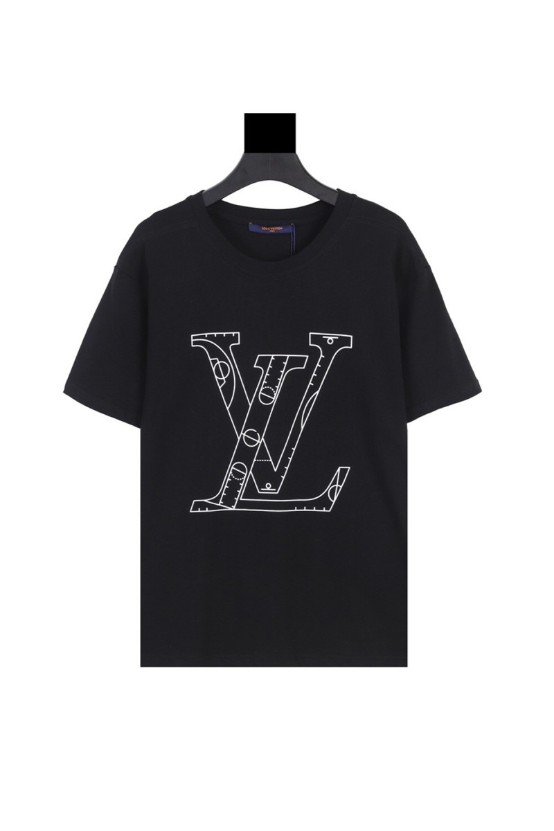 Louis Vuitton, Men's T-Shirt, Black