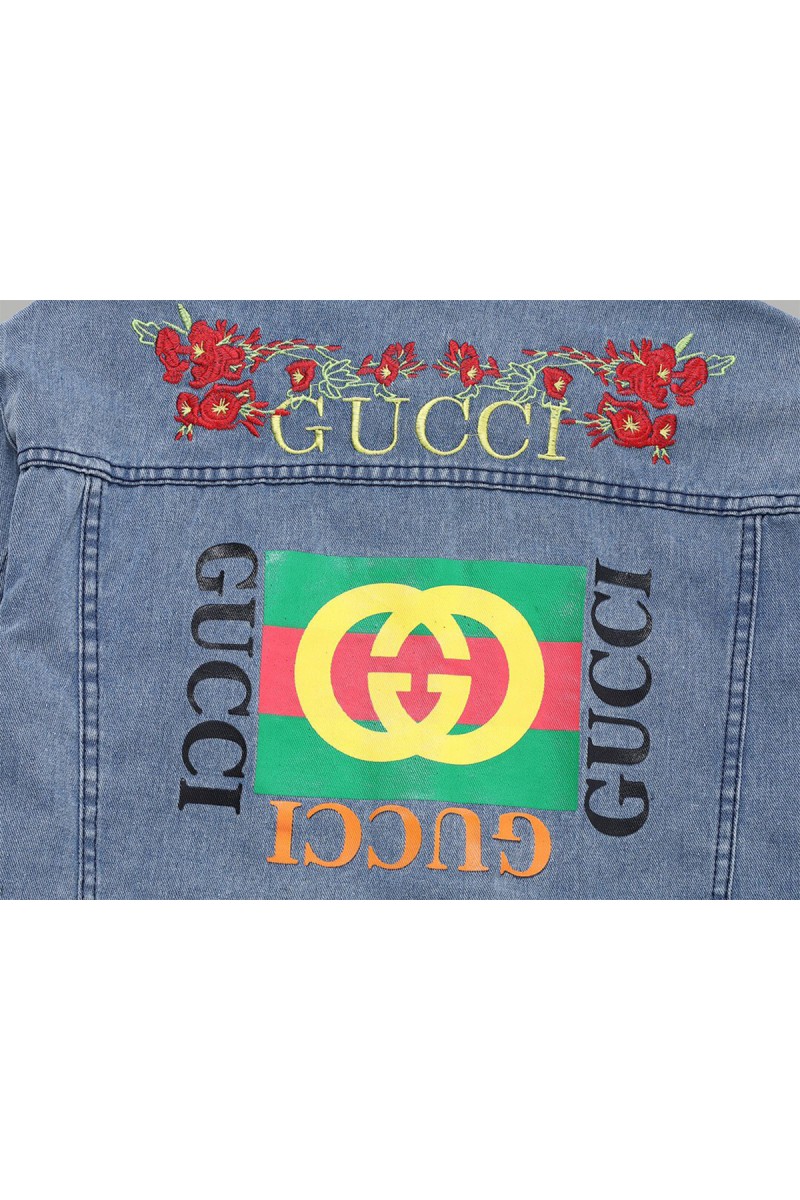 Gucci, Women's Denim Jacket, Blue