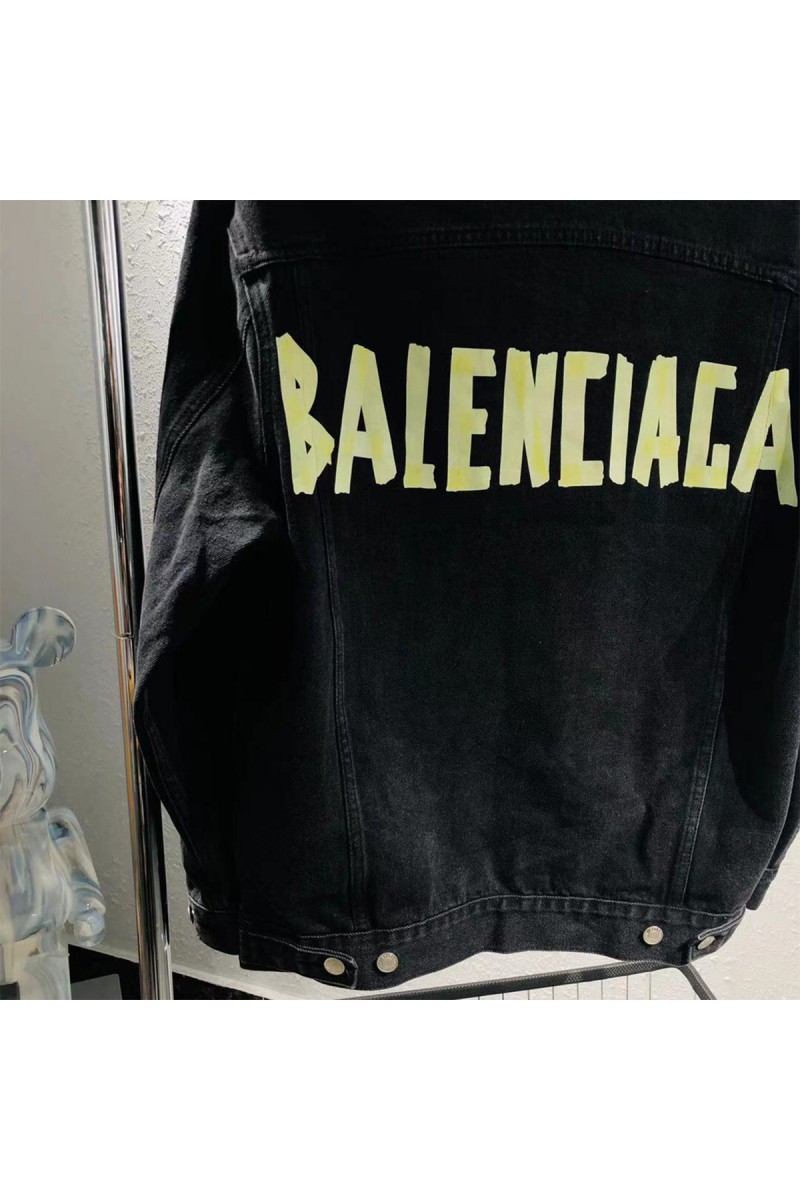 Balenciaga, Women's Denim Jacket, Black