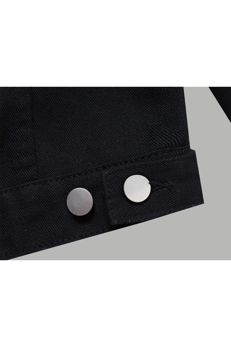 Balenciaga, Women's Denim Jacket, Black