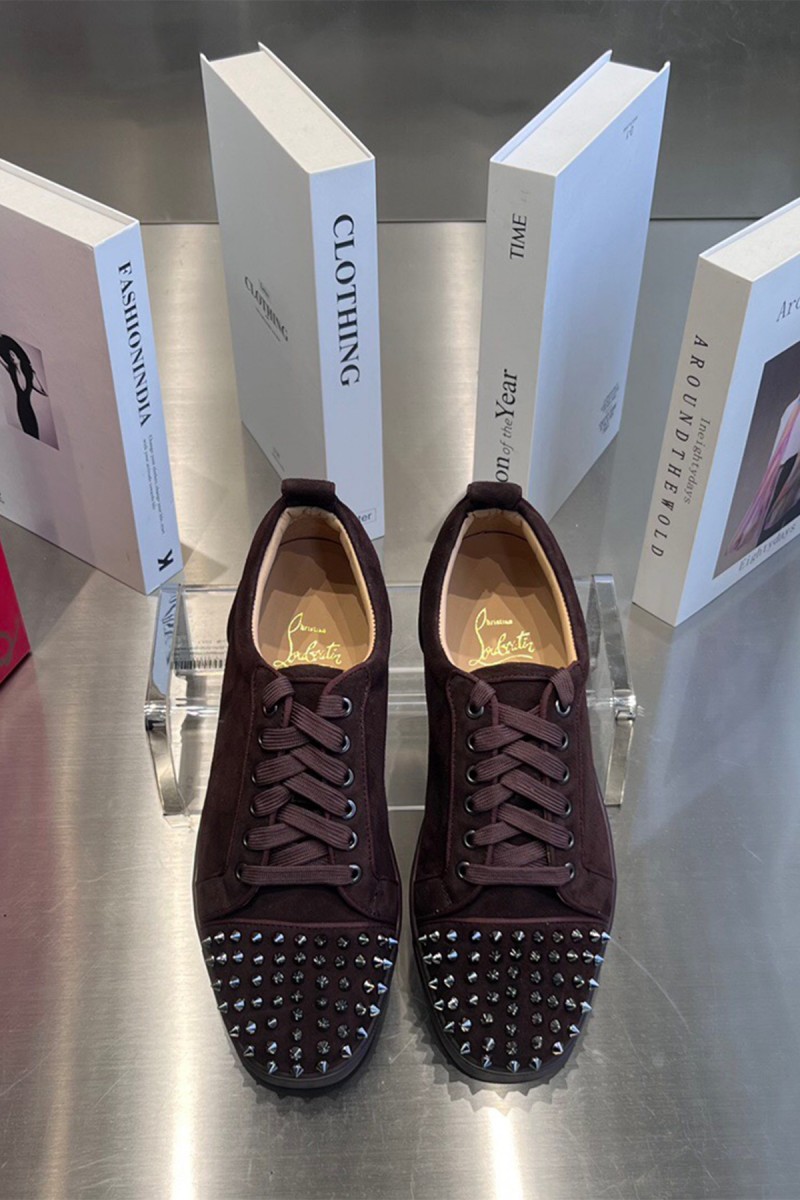 Christian Louboutin, Men's Sneaker, Brown