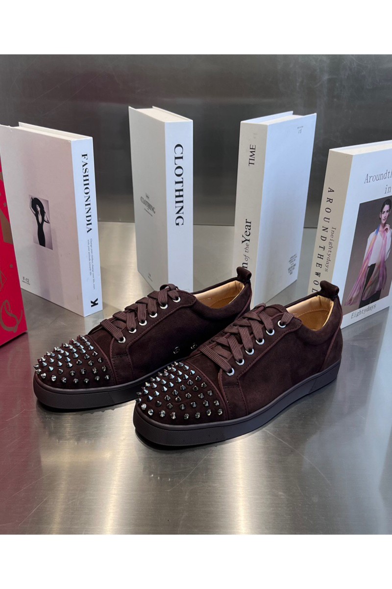 Christian Louboutin, Men's Sneaker, Brown