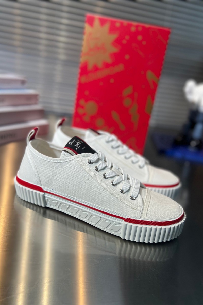 Christian Louboutin, Men's Sneaker, White