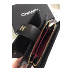 Chanel, Women's Wallet, Black