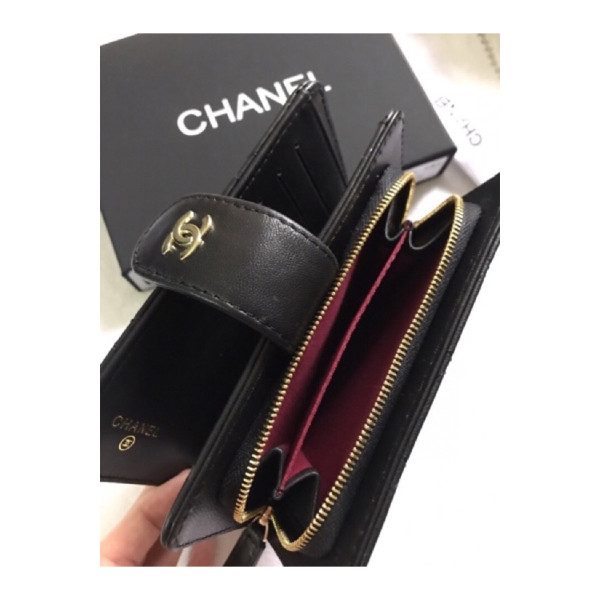 Chanel, Women's Wallet, Black