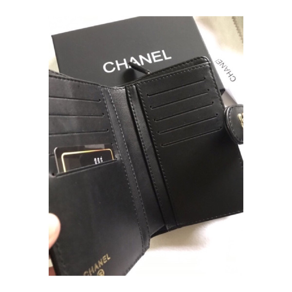 Chanel, Women's Wallet, Black