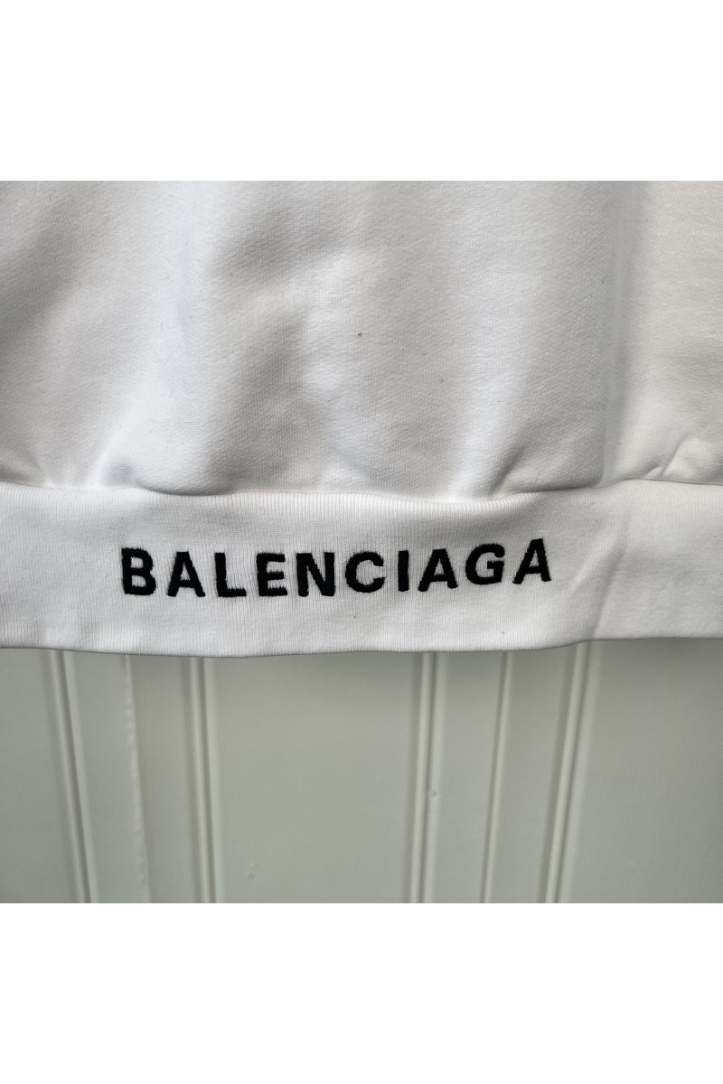 Balenciaga, Men's Hoodie, White