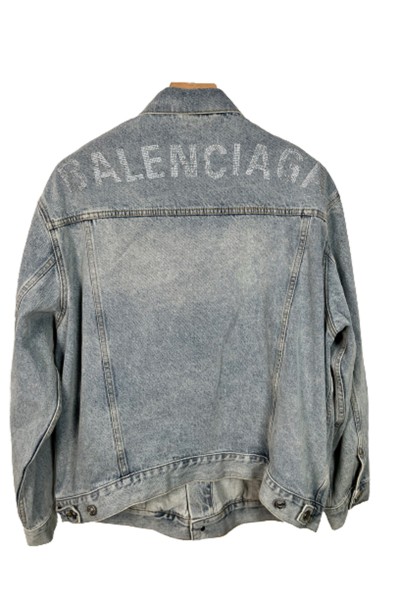Balenciaga, Men's Denim Jacket, Grey