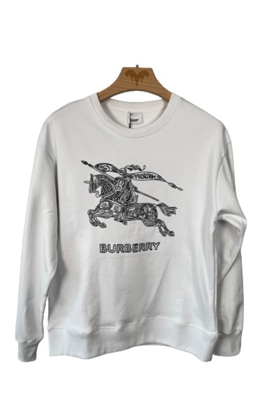 Burberry, Men's Pullover, White