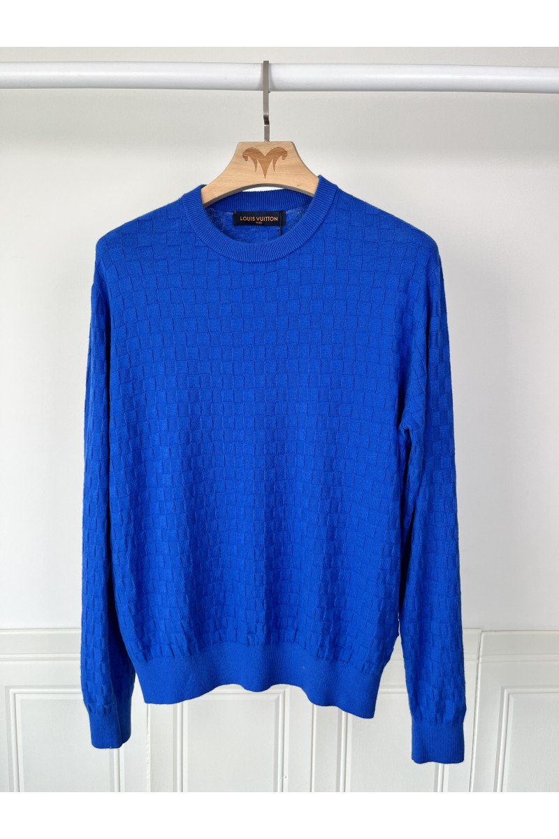 Louis Vuitton, Men's Pullover, Blue
