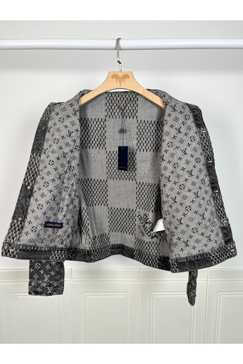 Louis Vuitton, Women's Denim Jacket, Grey