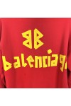 Balenciaga, Women's Hoodie, Red