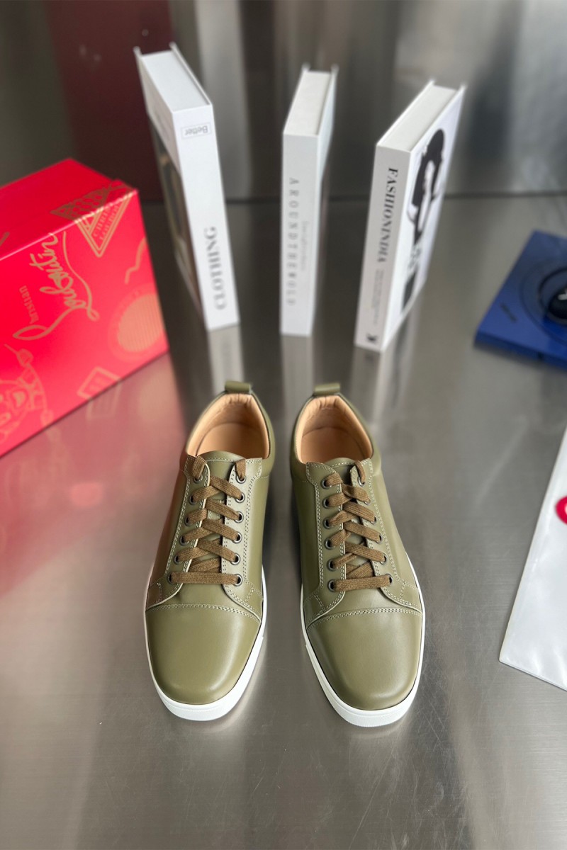 Christian Louboutin, Men's Sneaker, Green