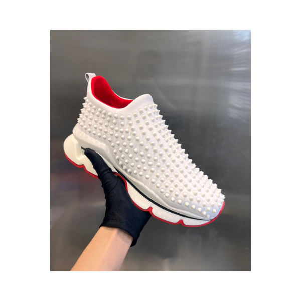 Christian Louboutin, Men's Sneaker, White
