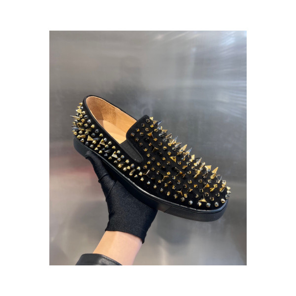 Christian Louboutin, Men's Loafer, Black