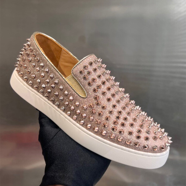 Christian Louboutin, Men's Loafer, Pink