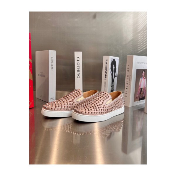 Christian Louboutin, Men's Loafer, Pink