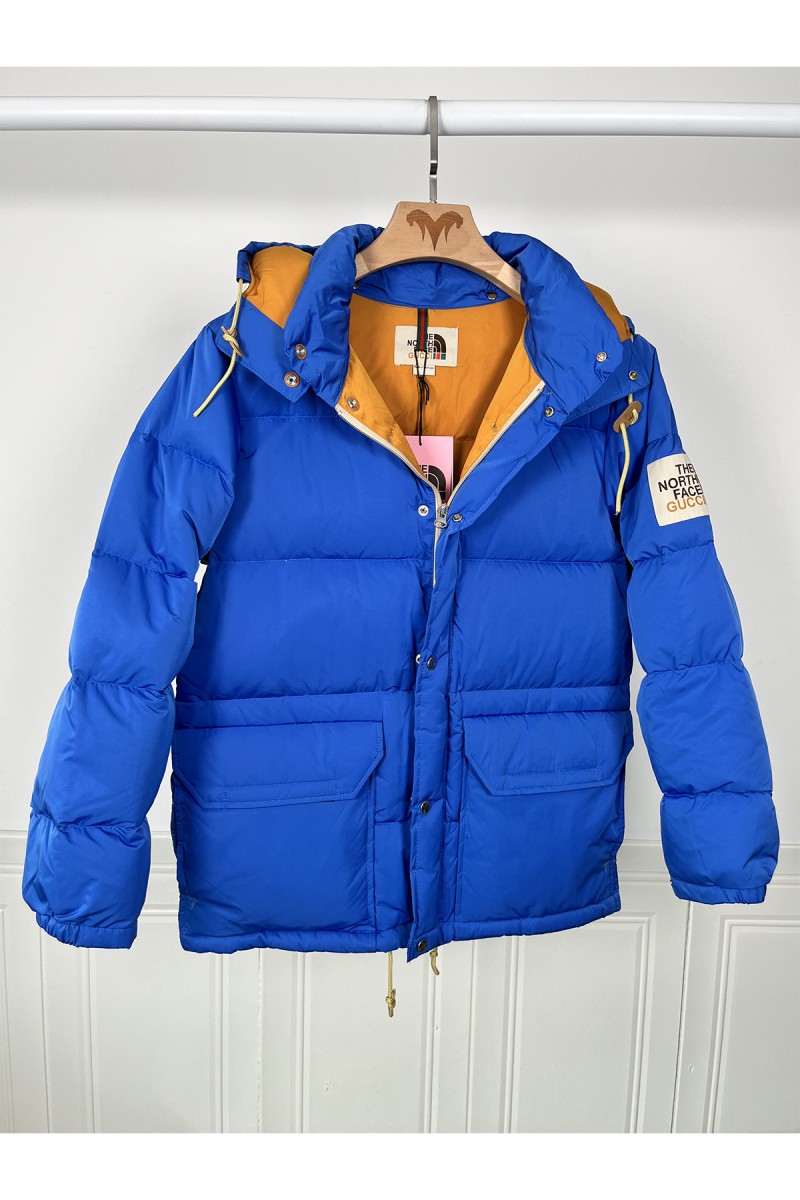 Gucci x The North Face, Men's Jacket, Blue