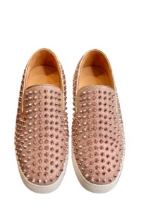 Christian Louboutin, Women's Loafer, Pink